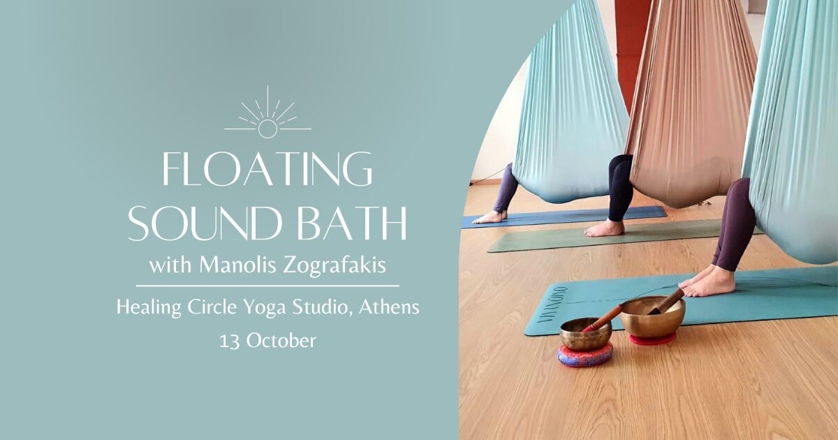 Aerial Sound Bath - 13 Oct - Healing Circle Yoga - Athens