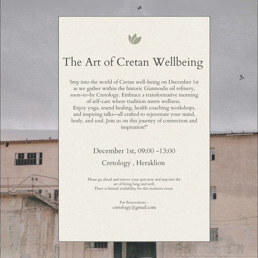 Wellness Day: The Art of Cretan Wellbeing (Sound Workshop & Sound Bath) - 1 Dec - Secret Location - Heraklion, Crete